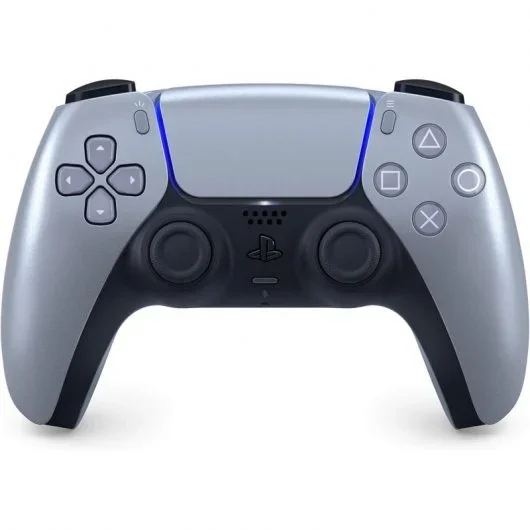 Sony DualSense Sterling Silver – Comando sem fios para PS5, Feedback Háptico, Gatihos Adaptativos, Microfone Integrado