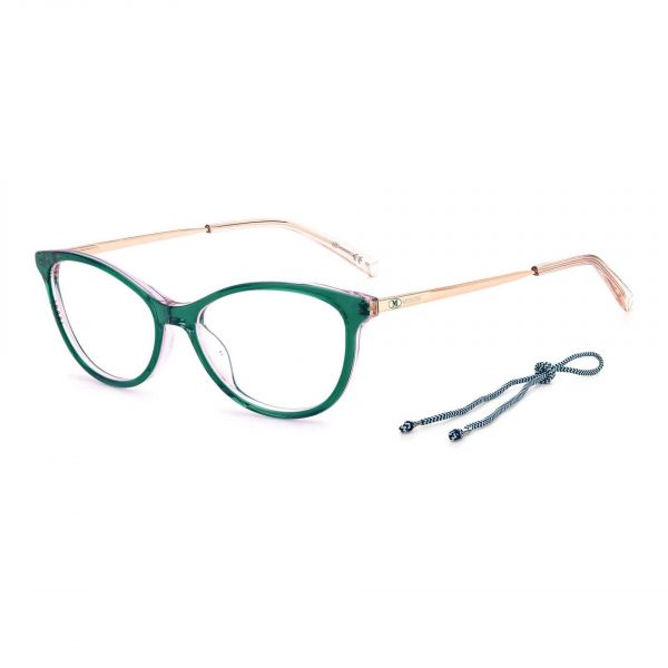 M Missoni Armação de Óculos Verde Ms003