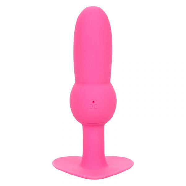 Calexotics First Time Plug Anal Sonda de Contas 10 Vibrações Rosa