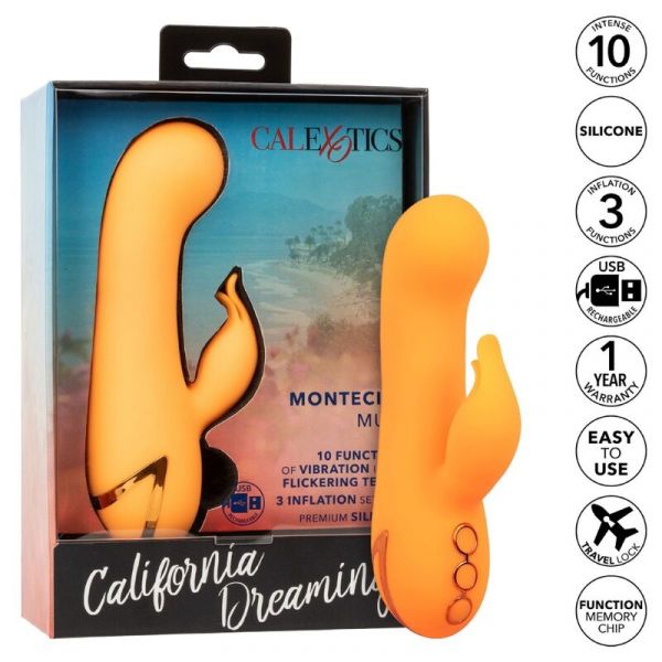 Calexotics Montecito Muse Vibrador Coelho Laranja Por California Dreaming