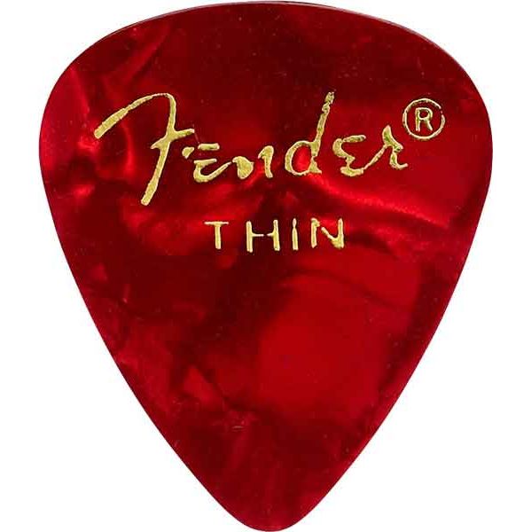 Fender Palheta 351 Premium Thin Red Moto