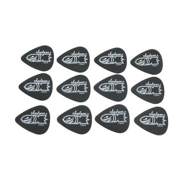Jackson Palhetas 351 Preto Bomb 1mm (pesado) 12un.