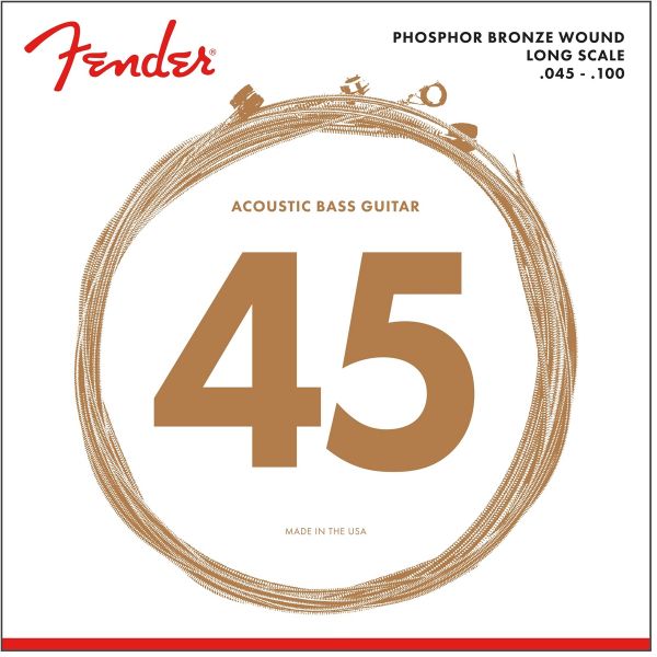 Fender Jogo de Cordas Baixo Acústico 8060 45-.100