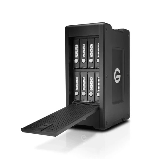 SanDisk G-RAID SHUTTLE 8 baía de discos 96 TB PC Preto