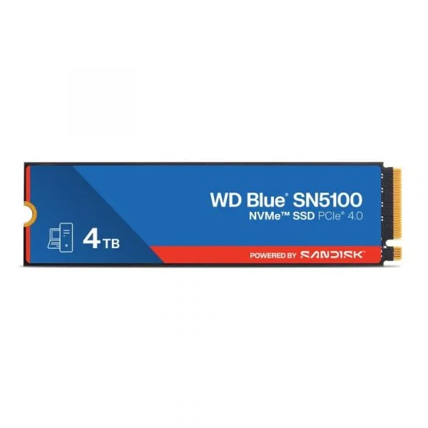 SSD Sandisk WDS400T5B0E-00CPE0 4TB M.2 NVMe 6900MB/s Criptografia Hardware
