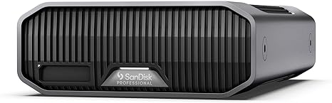 SanDisk Professional G-DRIVE PROJECT - Matriz de disco rígido - 26 TB - 1 baias - HDD 26 TB x 1 - Thunderbolt 3, USB-C 3.2 Gen 2 (externo)
