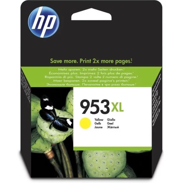 Tinteiro HP N953XL Amarelo - F6U18AE