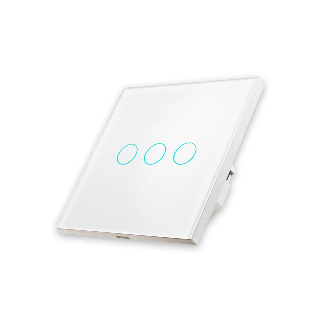 Interruptor Inteligente de Luz WiFi 3 botões Smartify - Branco