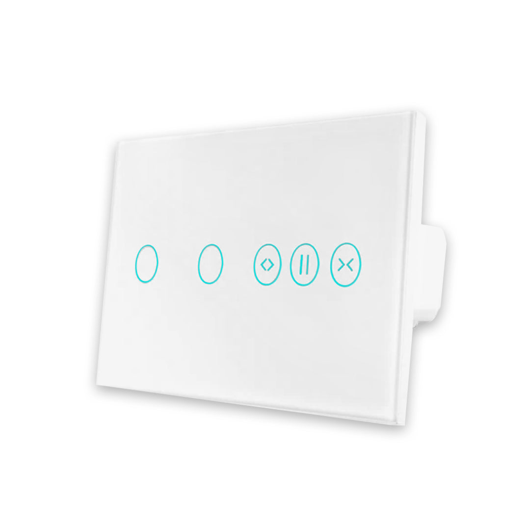 Interruptor de Luz + Interruptor de Estores Duplo Inteligente WiFi Smartify - Branco
