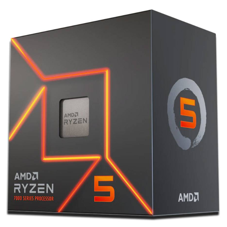 AMD Ryzen 5 7600 6-Core 3.8GHz c/ Turbo 5.1GHz 38MB AM5