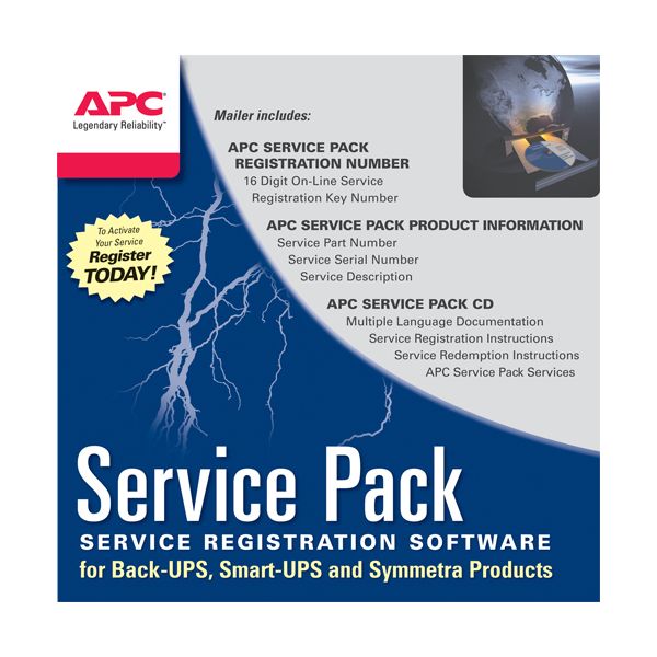 Wbextwar3yr-sp-02 - apc - extended warranty service pack