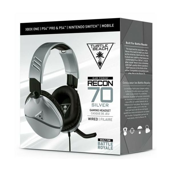 Turtle Beach Recon 70P Silver Multi-Plataforma