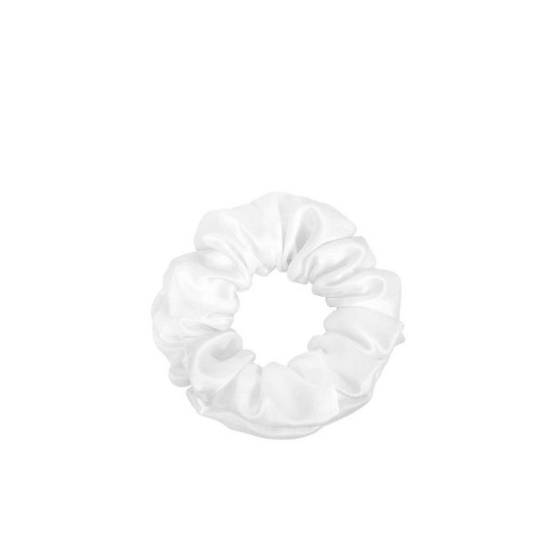LS Beauty Elástico de Cabelo Scrunchie White
