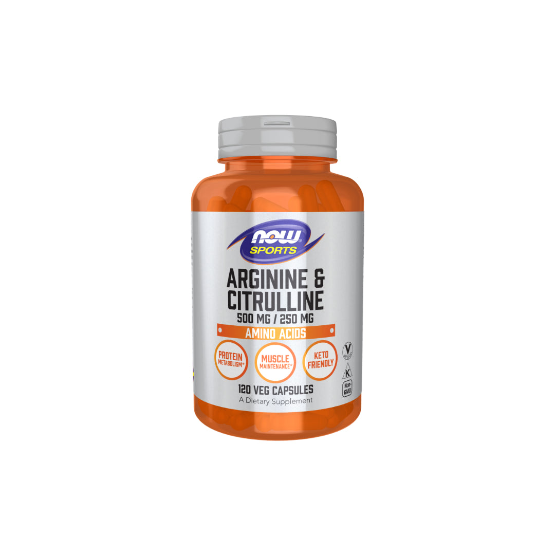 Arginine & Citrulline 500 mg / 250 mg 120 Veg Capsules
