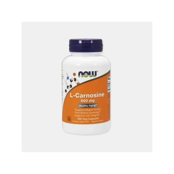 Now L-Carnosine 500mg 100 Cápsulas