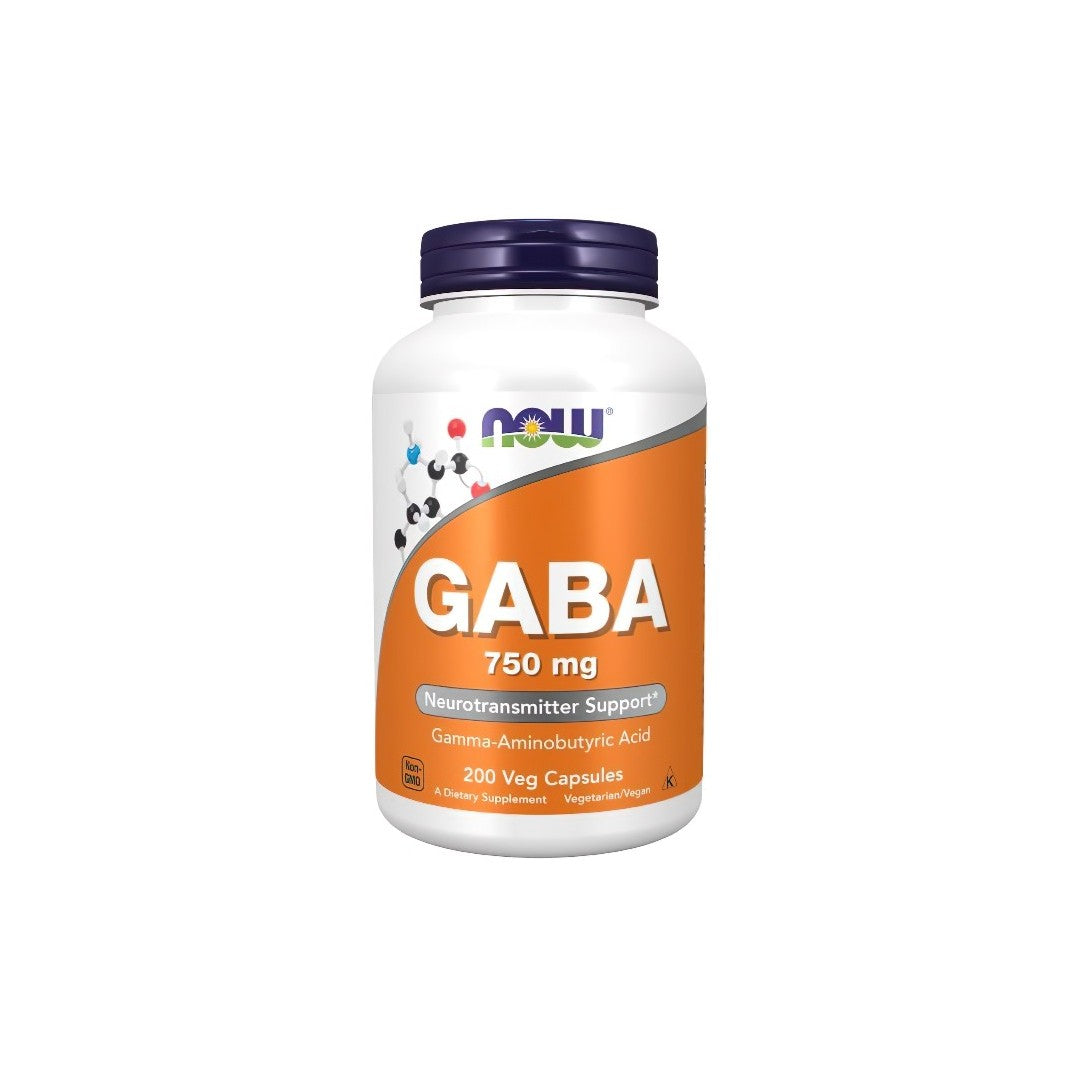 GABA 750 mg 200 Veg Capsules