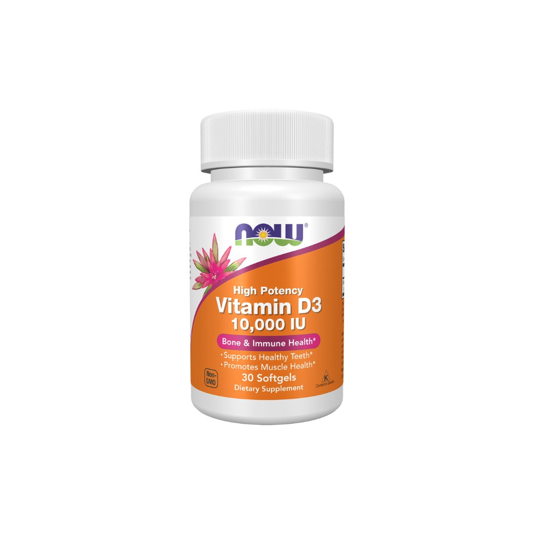 High Potency Vitamin D-3 10000 IU 30 Softgels