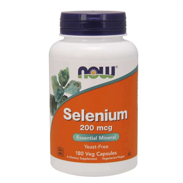 Now Selenium 200mcg 90 Cápsulas