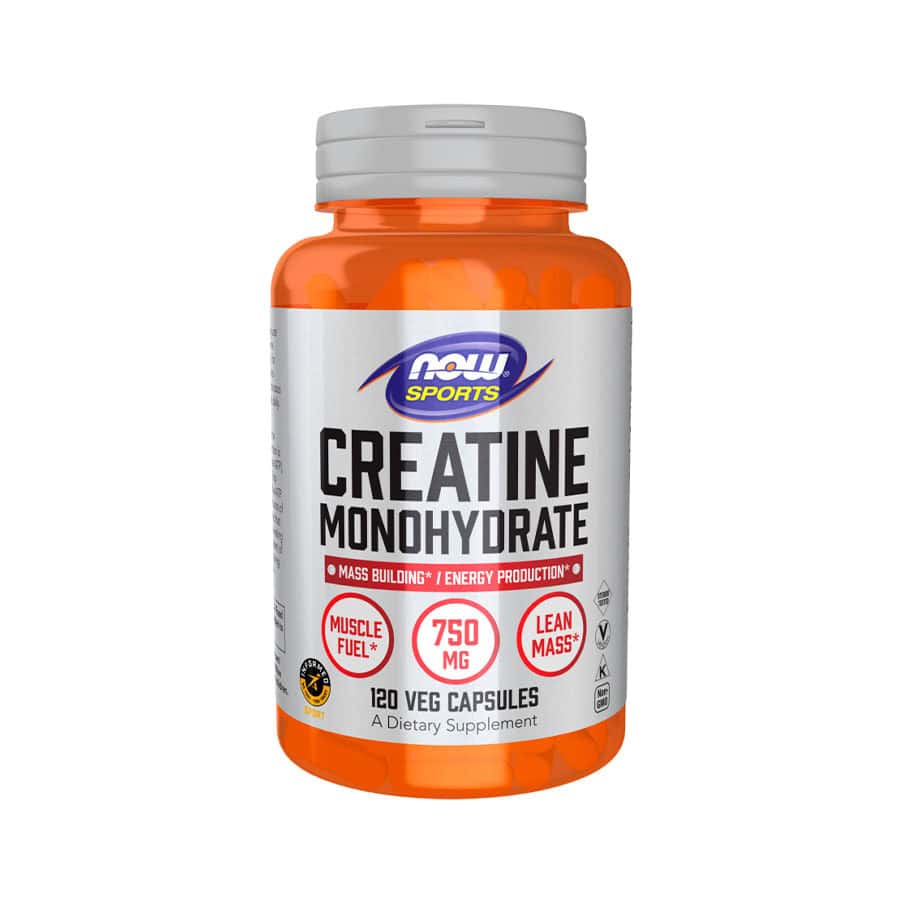 Now Creatine Monohydrate 750mg 120 Cápsulas