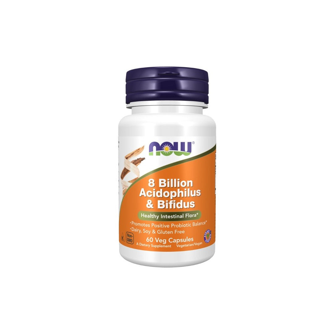 8 Billion Acidophilus & Bifidus 60 Veg Capsules
