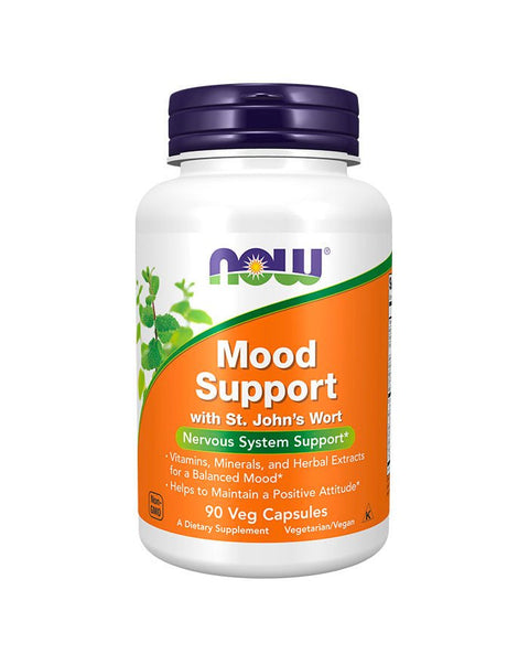 Mood Support with St Johns Wort - 90 Cápsulas - Now Foods