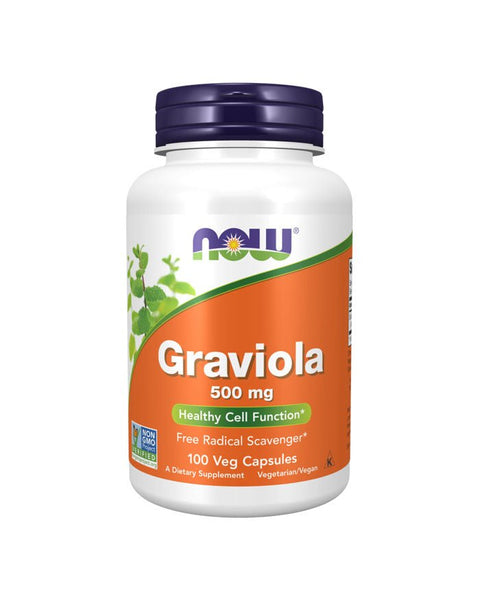 Graviola 500mg - 100 Cápsulas - Now Foods