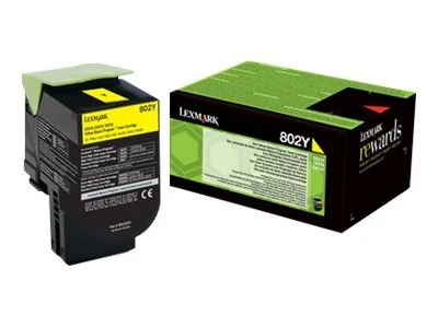 Lexmark CX310/CX410/CX510 Amarelo Cartucho de Toner Original – 80C20Y0/802Y