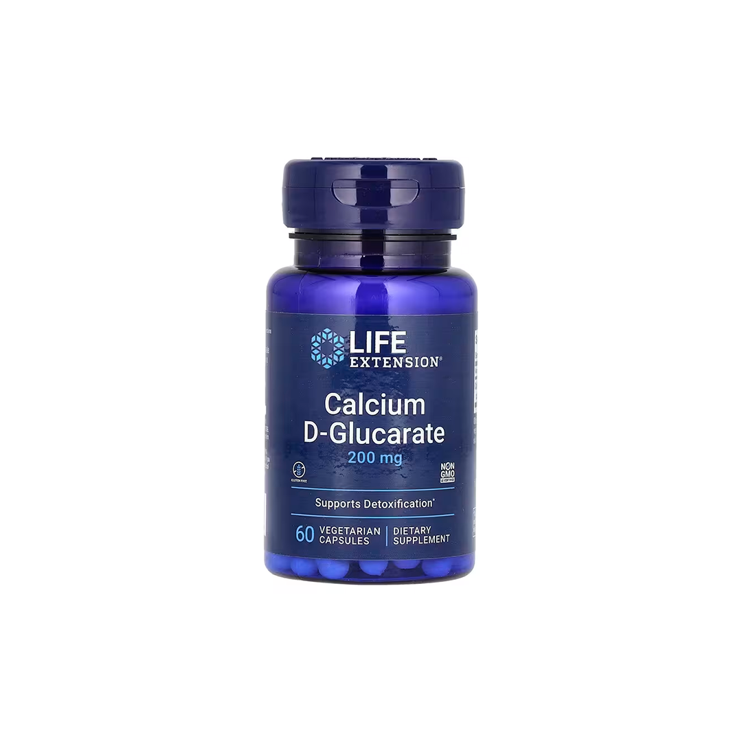 Calcium D-Glucarate 200 mg 60 Vegetarian Capsules