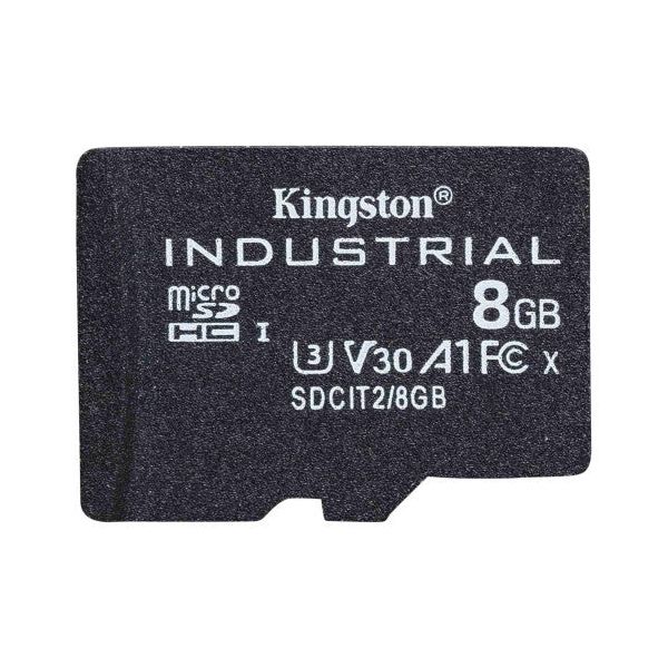 Kingston 8GB Micro SDHC Industrial Temperature Classe 10 UHS-I U1 - SDCIT/8GBSP