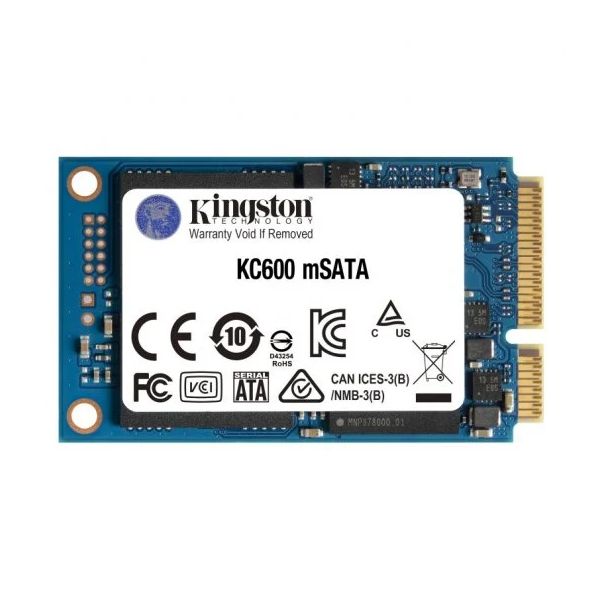 SSD Kingston 512GB KC600 mSATA - SKC600MS/512G