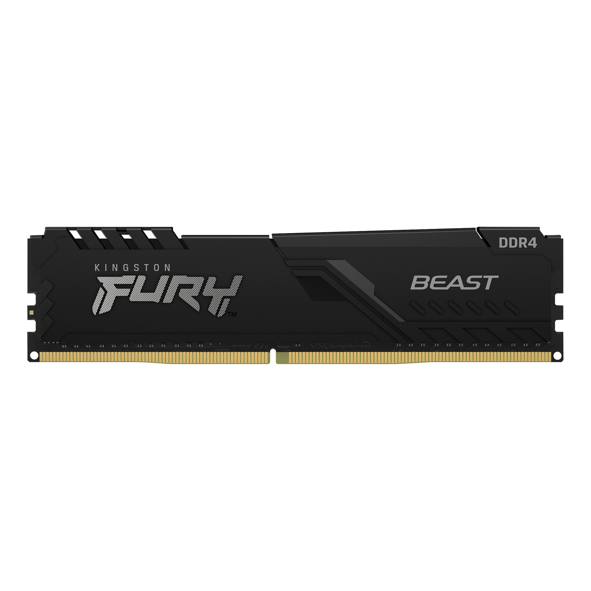 Memória RAM Kingston 8GB Fury Beast DDR4 3600Mhz CL17 Preta - KF436C17BB/8