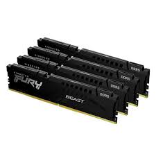 KINGSTON FURY Beast 128GB RAM DDR5 5200MT/s CL40 DIMM (Kit of 4) Black XMP