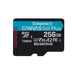 Kingston 256GB Micro SDXC Canvas Go! Plus Gen4 Class 10 UHS-I U3 V30 A2