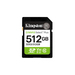 Kingston 512 GB SDXC Canvas Select Plus Gen3 150 MB/s C10 UHS-I U3 V30