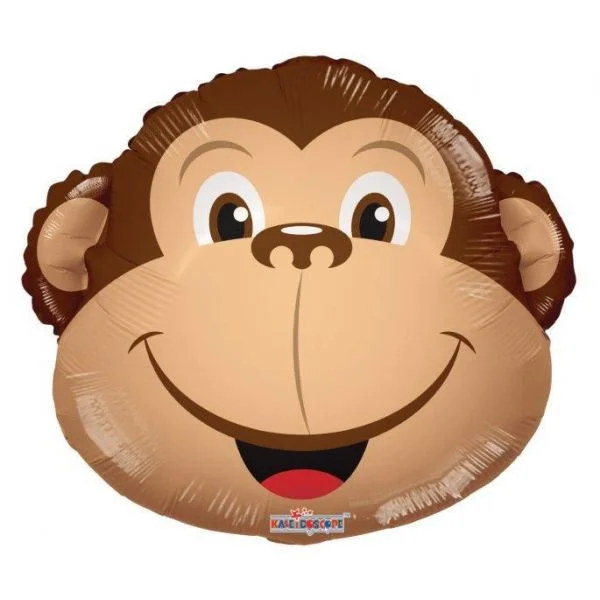 Kaleidoscope Balão Foil 14" Mini Shape Macaco - 140035000