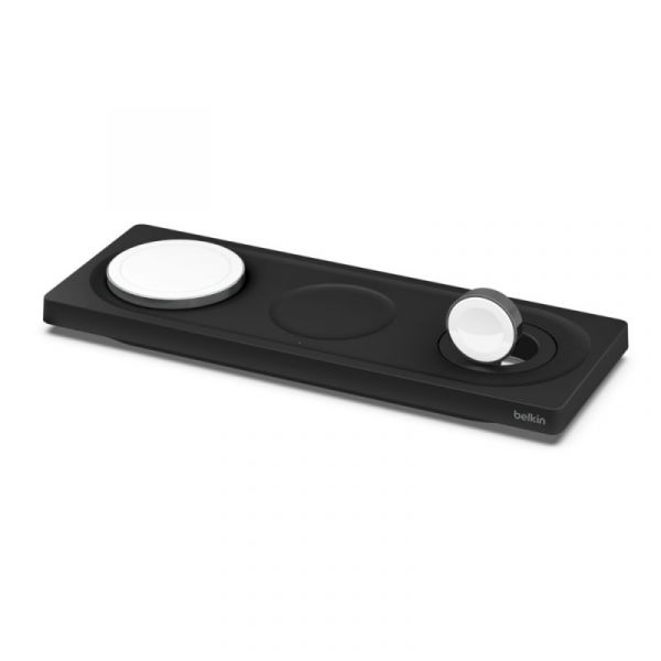 Belkin Base de Carga BoostCharge Pro 3 em 1 - WIZ016VFBK