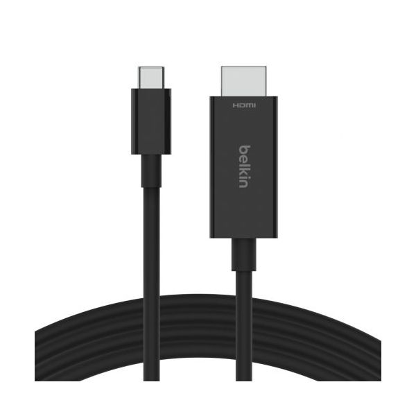 Belkin AVC012bt2MBK Cabo USB-C para HDMI 2.1 2 Metros Black