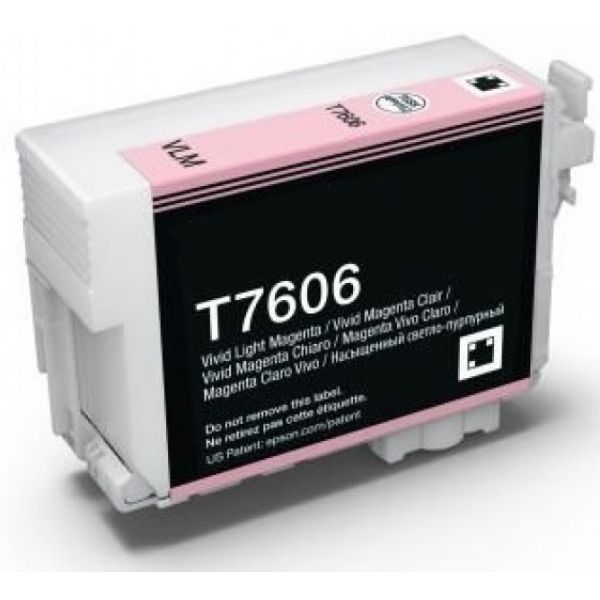 Tinteiro Epson T7606 Light Magenta Compatível