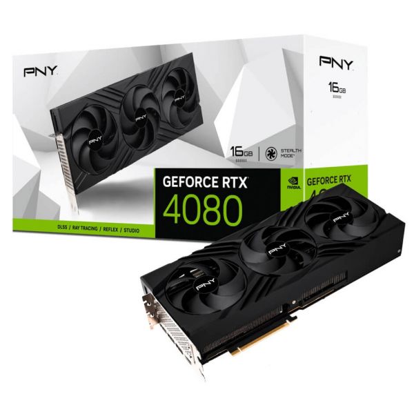 PNY GeForce RTX 4080 Verto Triple Fan Edition 16GB - VCG408016TFXPB1