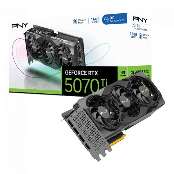 PNY GeForce RTX 5070 Ti Triple Fan OC 16GB GDDR7 DLSS4