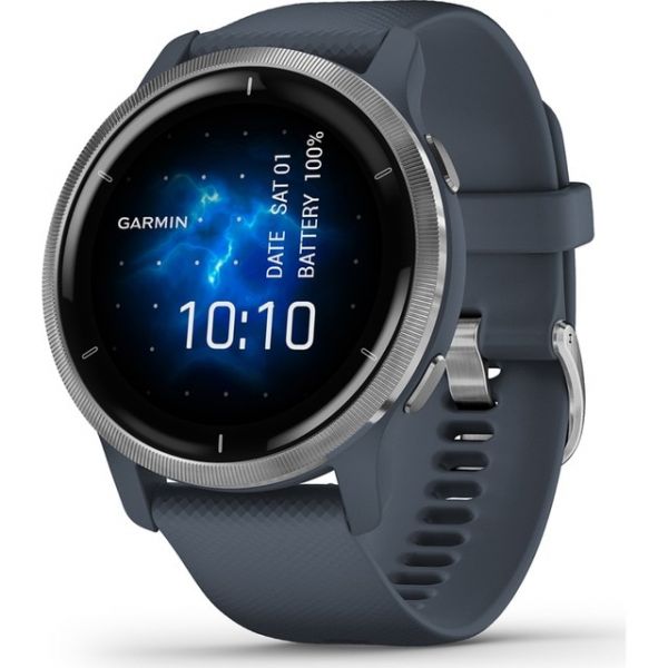 Garmin Venu 2 45mm Azul Granito/Prata
