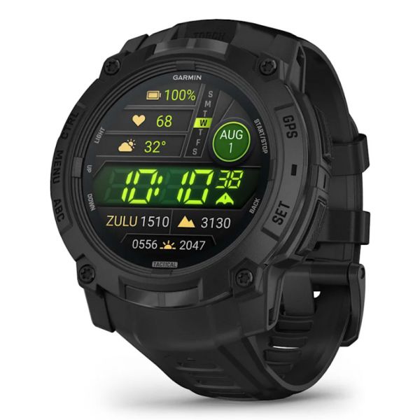 Garmin Instinct 3 Tactical Edition 50mm AMOLED Preto/Cinzento
