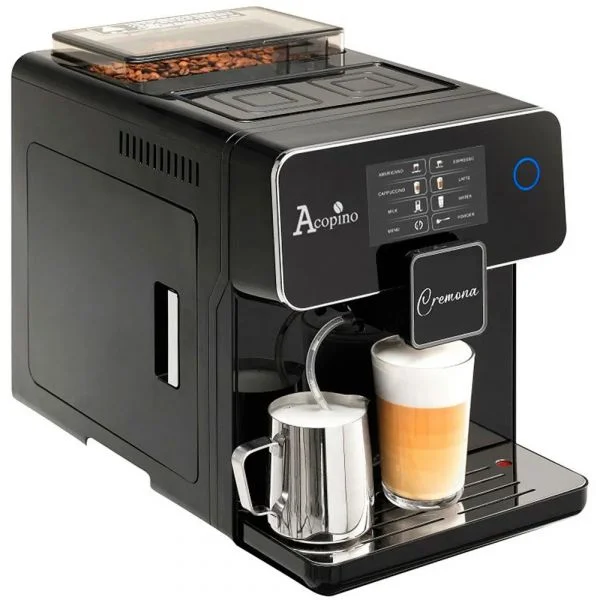 Máquina de Café Acopino Cremona Máquina de Café Expresso Automática Preto