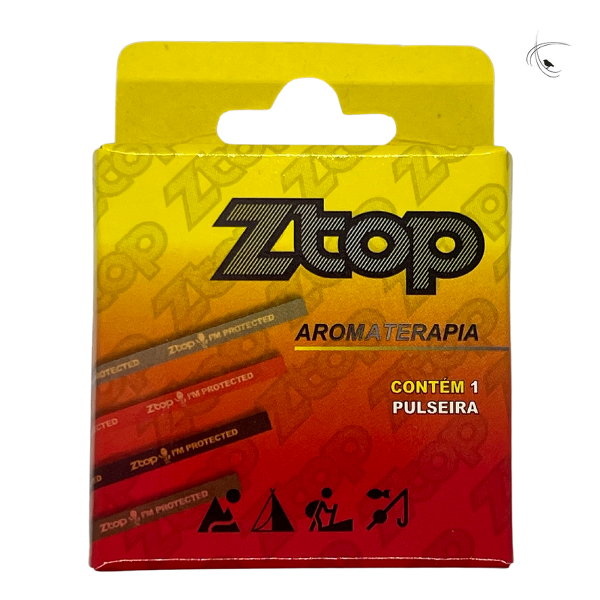 Ztop Pulseira Aromaterapia Anti Mosquitos Azul