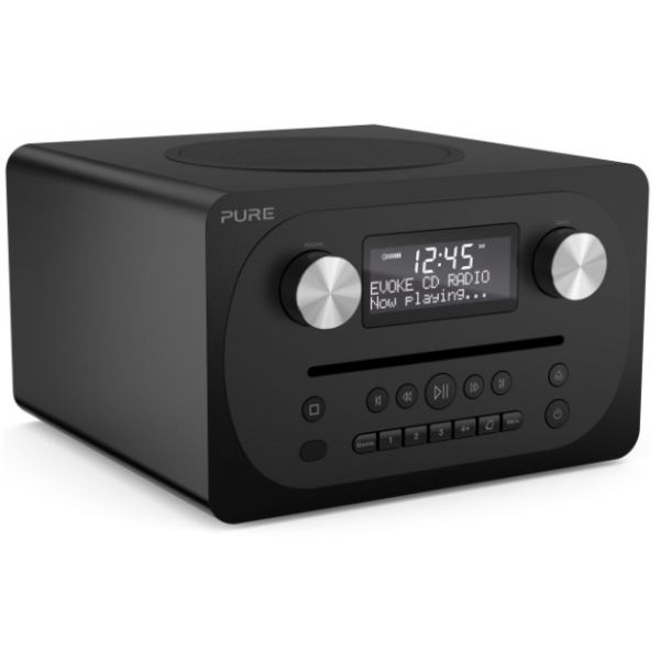 Pure Rádio Fm/cd/bluetooth Evoke C-D4 ( Siena Black )