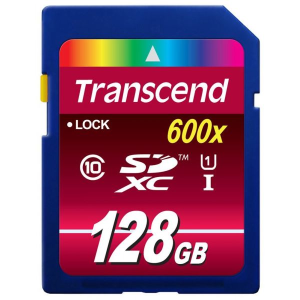 Transcend 128GB SDXC Class 10 UHS-I - TS128GSDXC10U1