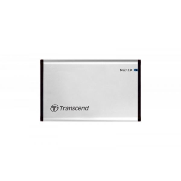Transcend Caixa 2.5P USB 3.0 Cinza - TS0GSJ25S3