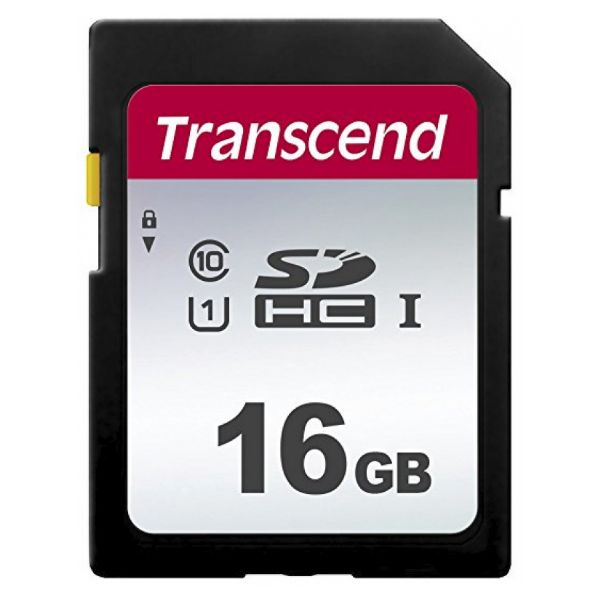 Transcend 16GB SDHC 300S Class 10 UHS-I U1 - TS16GSDC300S