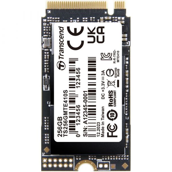 SSD Transcend 256GB MTE410S M.2 2242 PCIe Gen4 x4 NVMe DRAM-less