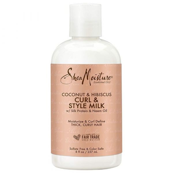Shea Moisture Leche Hidratante Coconut & Hibiscus Curl & Style Milk 237 ml
